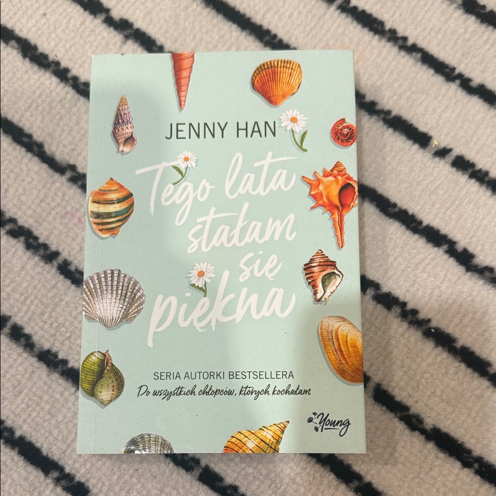 Jenny Han Book with Seashell Design